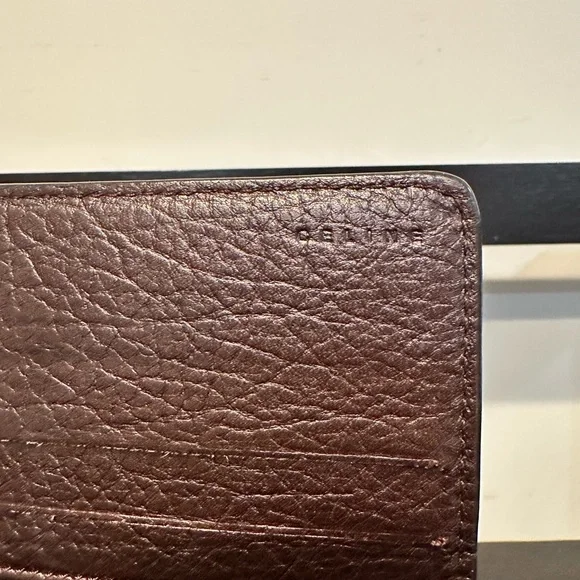 Celine Companion Triumph Vintage Brown Embossed Leather Wallet - Picture 14 of 14